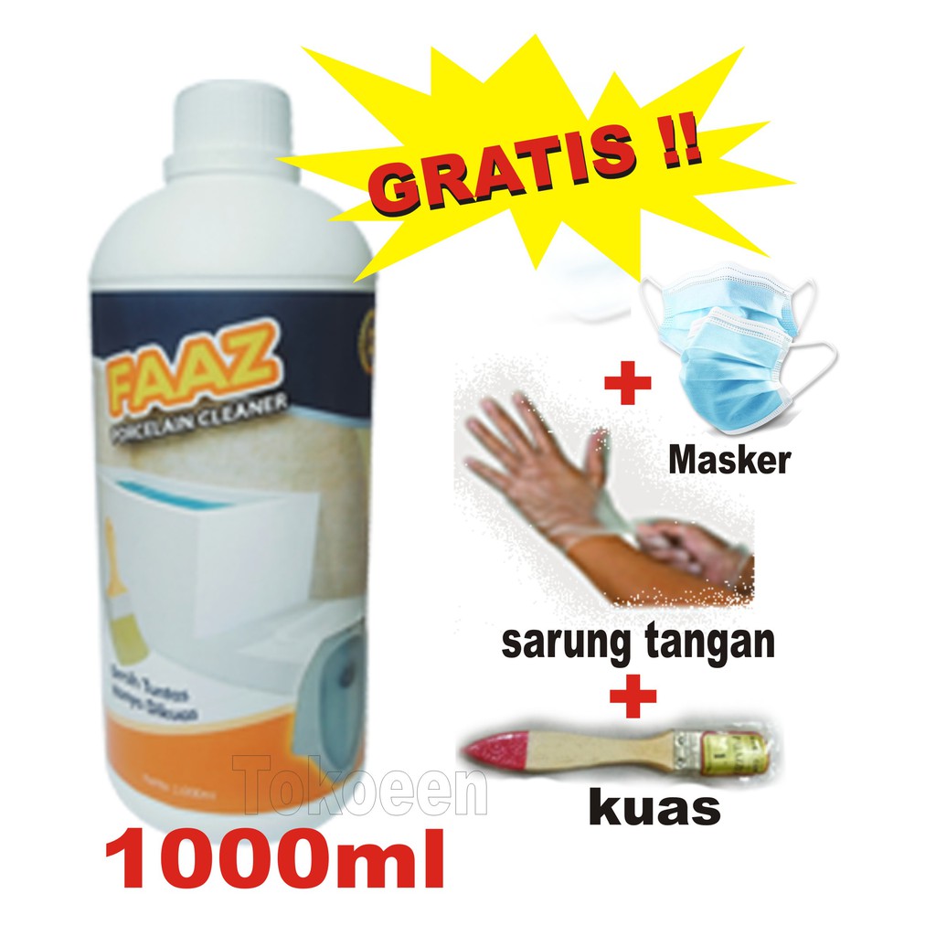 Faaz Pembersih Porcelain Cleaner Pembersih Keramik Kamar Mandi Faaz Cleaner Faaz 1000ml
