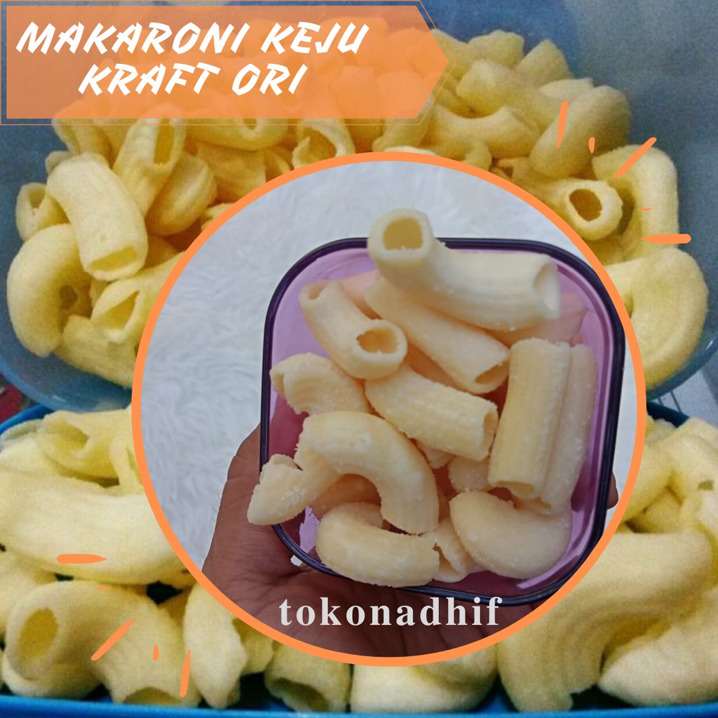 

1 KG Makaroni Keju Cheddar Spesial Home Made camilan Enak Gurih Kejunya Ngeju banget