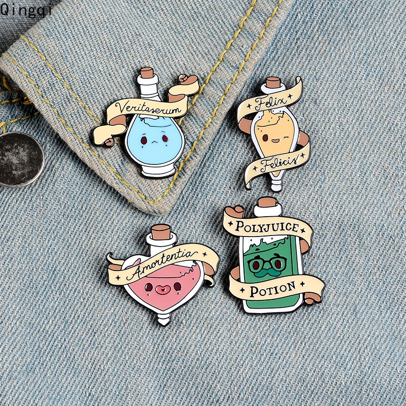 Bros Pin Enamel Bentuk Kartun Potion Magic Love Untuk Aksesoris Fashion