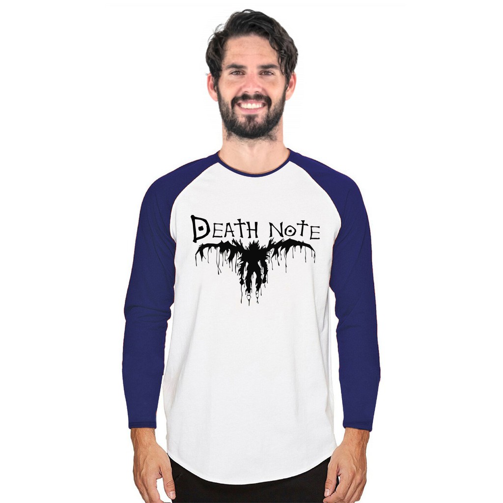 Myco Kaos Raglan | Death Note | lengan panjang | Kaos Pria | Ukuran M - L - XL - XXL