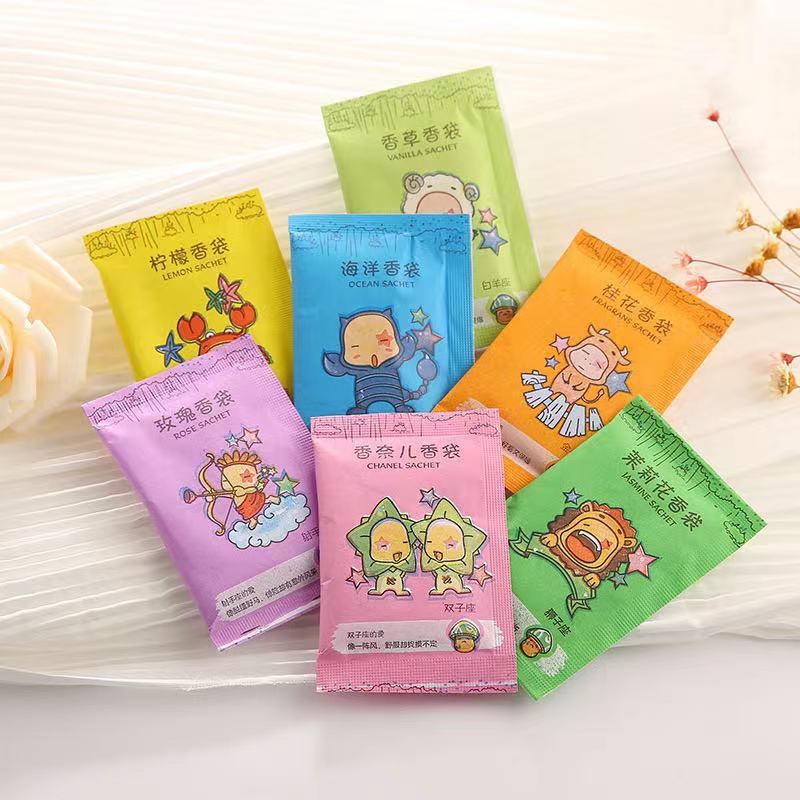 Pengharum Ruangan Sachet Aromaterapi Parfum Ruangan Saset Mini Pewangi Lemari Rak Sepatu Laci Tas Kamar Kamar mandi [1KG=1280PCS] U147