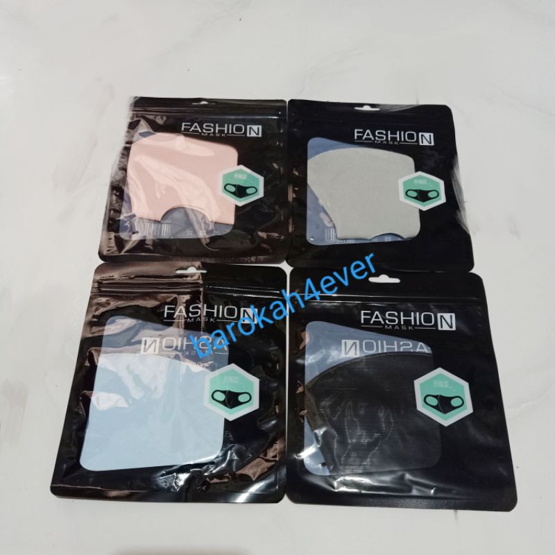 Masker POLOS bahan SCUBA anti bacteria