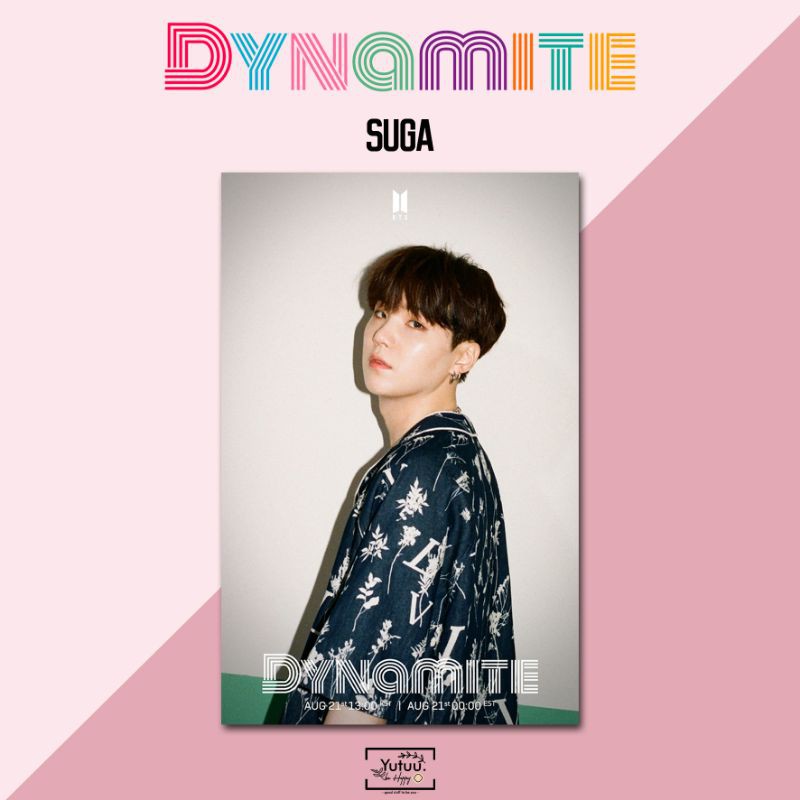 BANGTAN PHOTO CARD (PC)  DYNAMITE VER - 1 (SET DAN SATUAN) unofficial