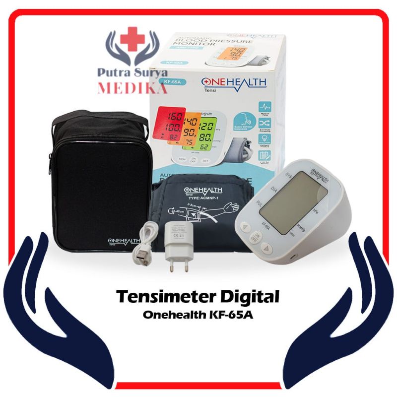 Tensimeter Digital Suara Onehealth - Bahasa Indonesia - Layar Warna