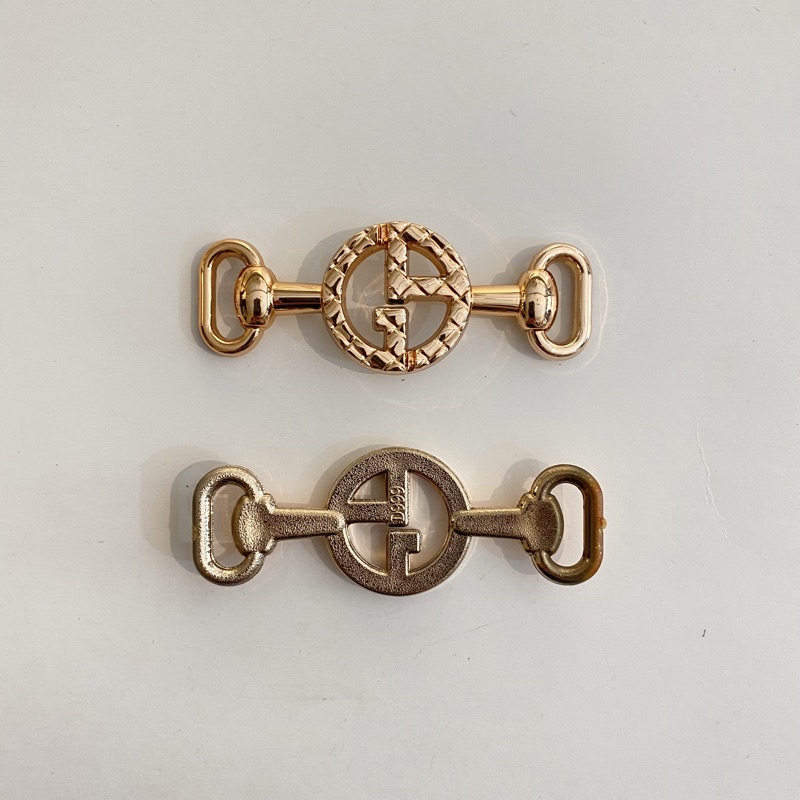 Variasi aksesoris gesper sandal sepatu P-8227 GUCCI