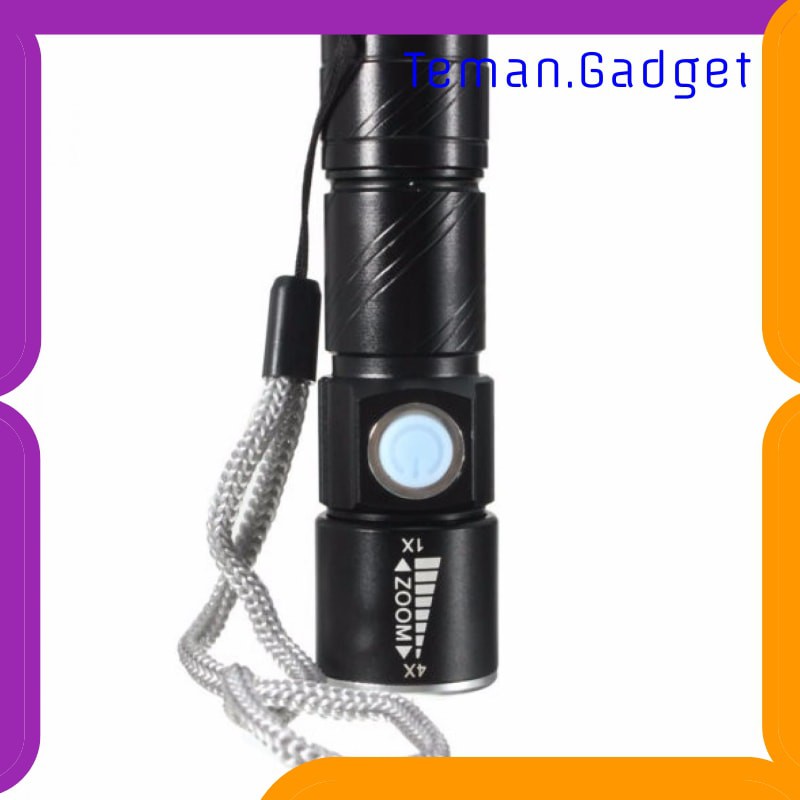 TG-IE191 TaffLED Senter LED Mini USB Rechargeable Q5 LED 2000 Lumens