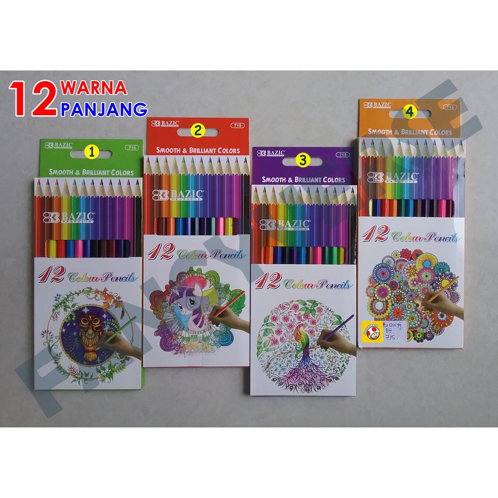 

Color Pencil 12 Warna Panjang BZ 715 / Pensil Warna