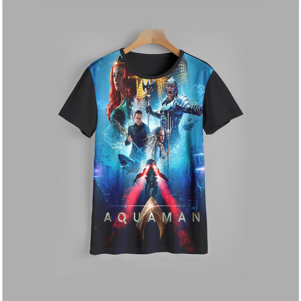 Kaos Anak anak AQUAMAN v4 3D Keren Baju Anak AQUAMAN v4 Pakaian Anak
