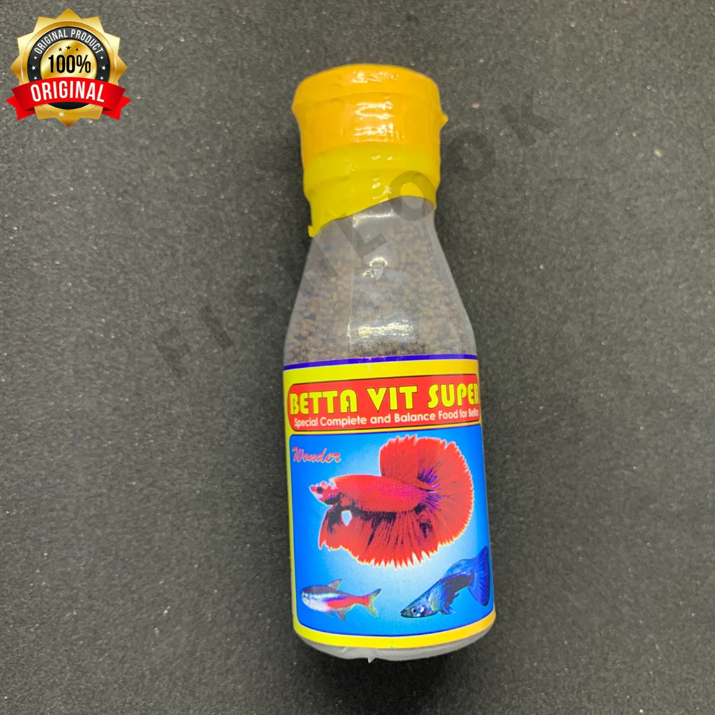 BETTAVIT BETA VIT SUPER PELET PAKAN MAKANAN IKAN CUPANG GUPPY HIAS