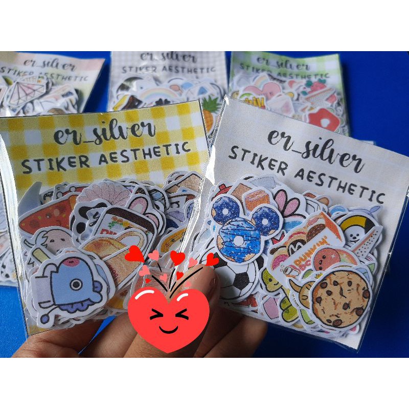 [Min 20] Stiker Aesthetic/Stiker Tumblr/Stiker Lucu/Stiker Cute