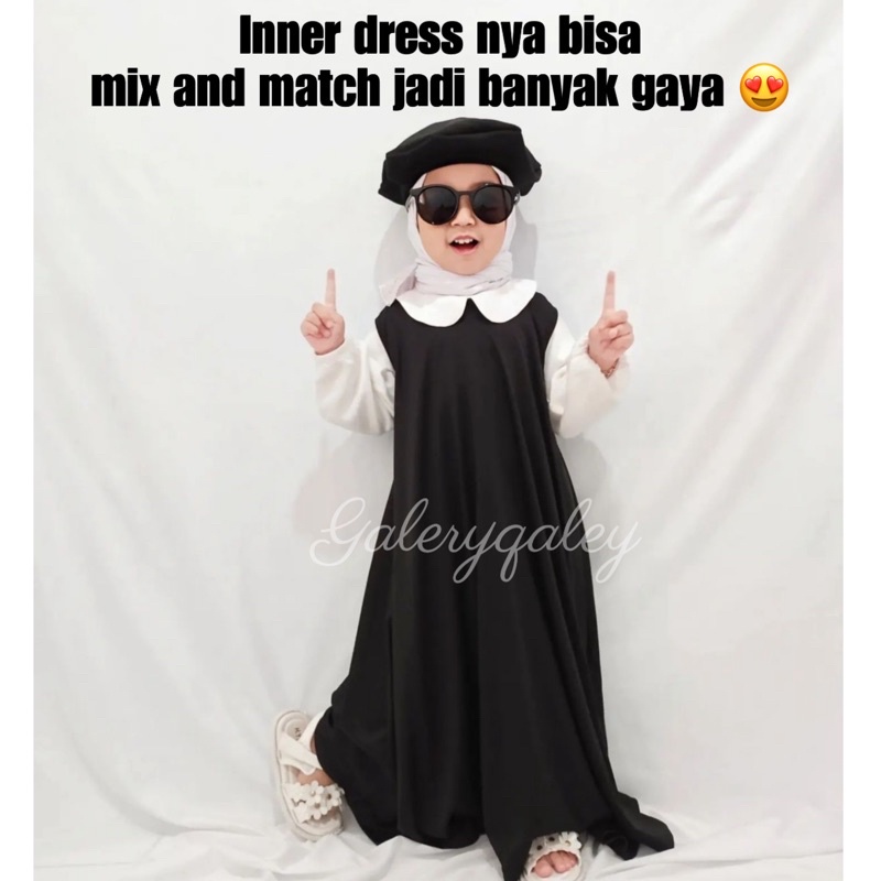 INNER DRESS ANAK / KUTUNG ANAK / INNER DRESS TANPA LENGAN / YUKENSI