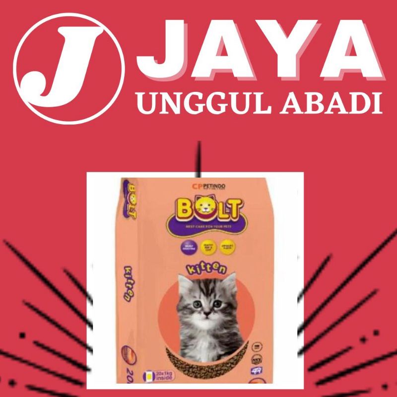 Makanan Kucing BOLT Cat Kitten 1kg
