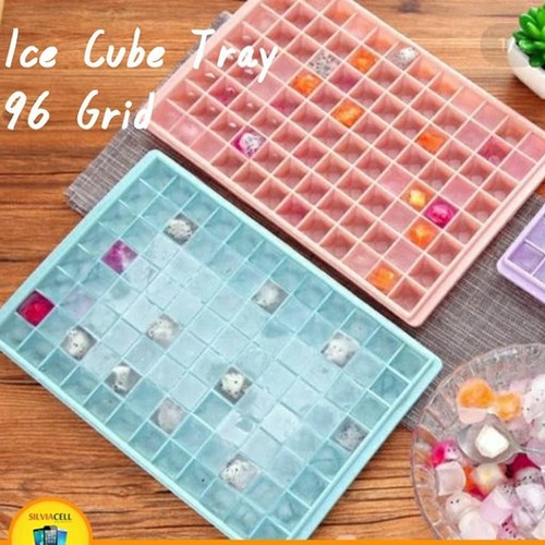 ( KJO ) Cetakan ES Batu Kubus Kotak Pyramid Diamond Ice Cube Tray cetakan es cream