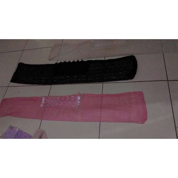 Terlaris   Ciput Ikat Brokat Jaring Panjang Model Lama Buat Jilbab Hijab Kerudung