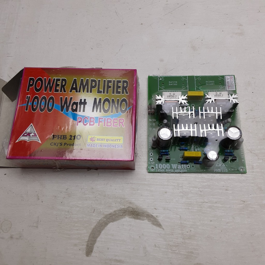 Kit Driver Power Mono 1000watt PCBfiber PHB210 ckj