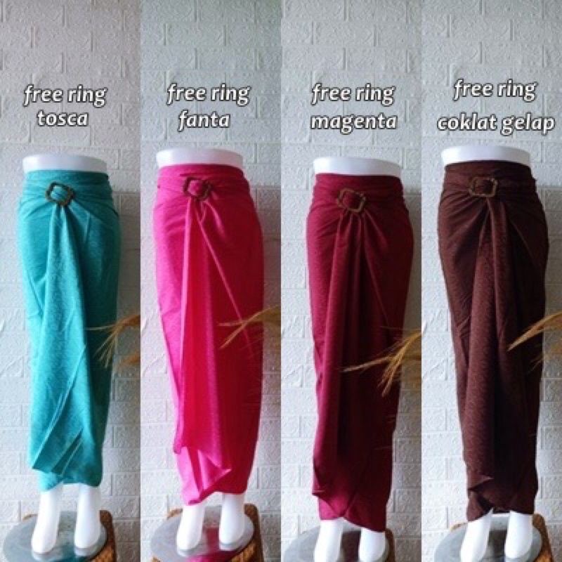 Rok lilit polos // 10 warna // rok lilit polos // rok dobi // original // polos Rok by Ads-1