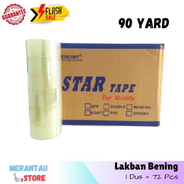 

Lakban 90 Yard 1 Dus Tebal Per Kardus Isi 72 Pcs Ukuran 2 Inch Bening Coklat Kuat Tidak Mudah Putus