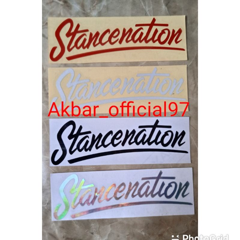 

STIKER CUTTING STANCENATION