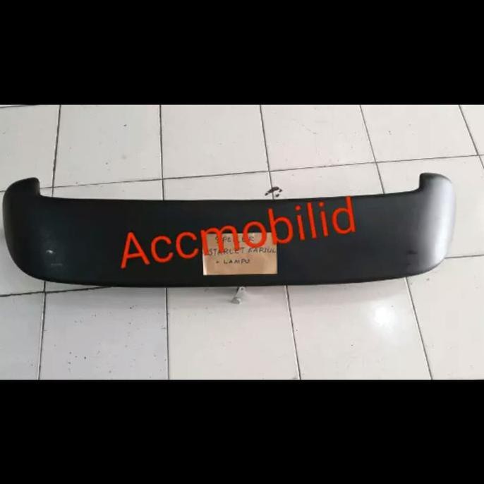 spoiler toyota starlet kapsul dengan lampu