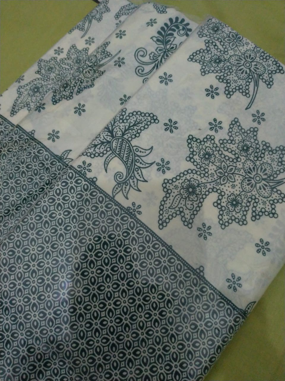 Kain Batik Pekalongan Anjana Motif 107 Hijau Wahyu Kencana