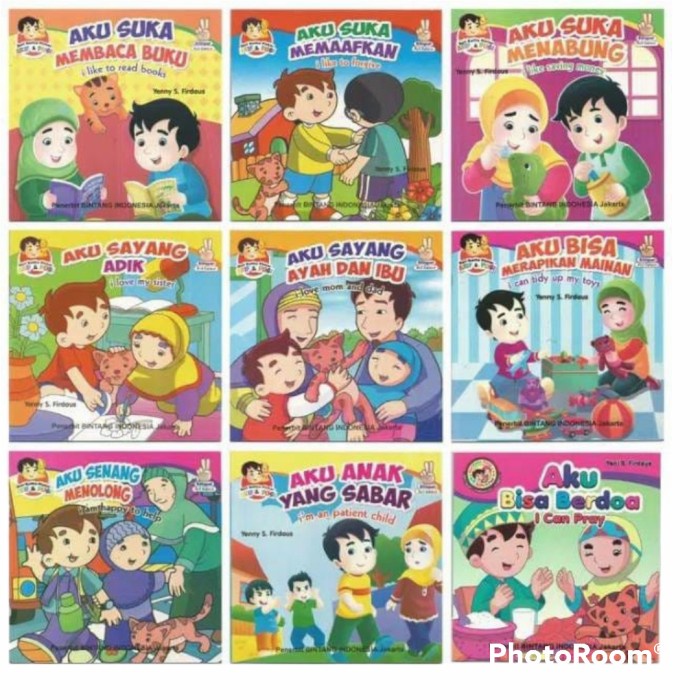 

TERMURAH Grosir Buku Cerita Anak Billingual Isi 25pcs BR115