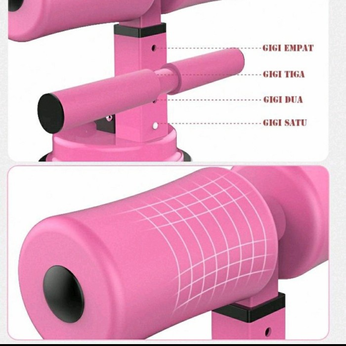 double sit Up stand alat penahan sit up four gear setup