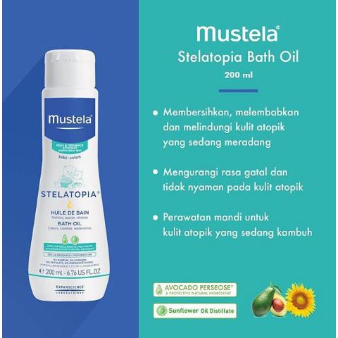 mustela bath oil
