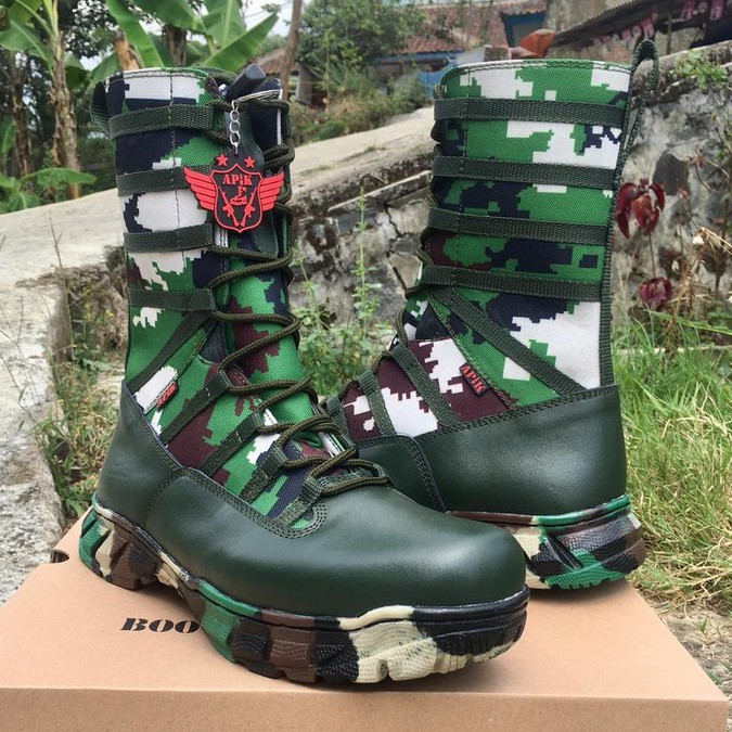 SEPATU PDL NINJA LORENG RAIDER BAHAN KULIT SAPI ASLI SEPATU PDL DINAS LAPANGAN TNI POLRI SECURITY