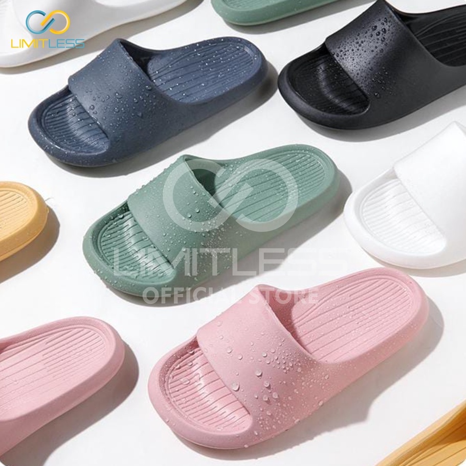 Sandal Wanita Limitless Eva Sendal Wanita Korea Selop Sendal Cewek Kekinian Slide Slip On Murah Rumahan