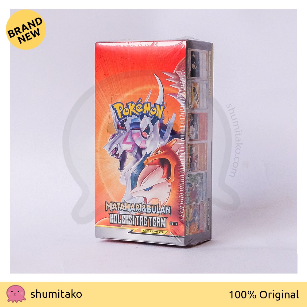 Kartu Pokemon TCG Matahari dan Bulan Koleksi Tag Team 5B Booster Box