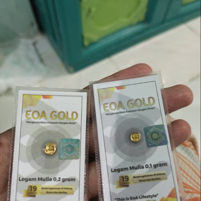 Eoa gold 0,2 gram emas batangan logam mulia