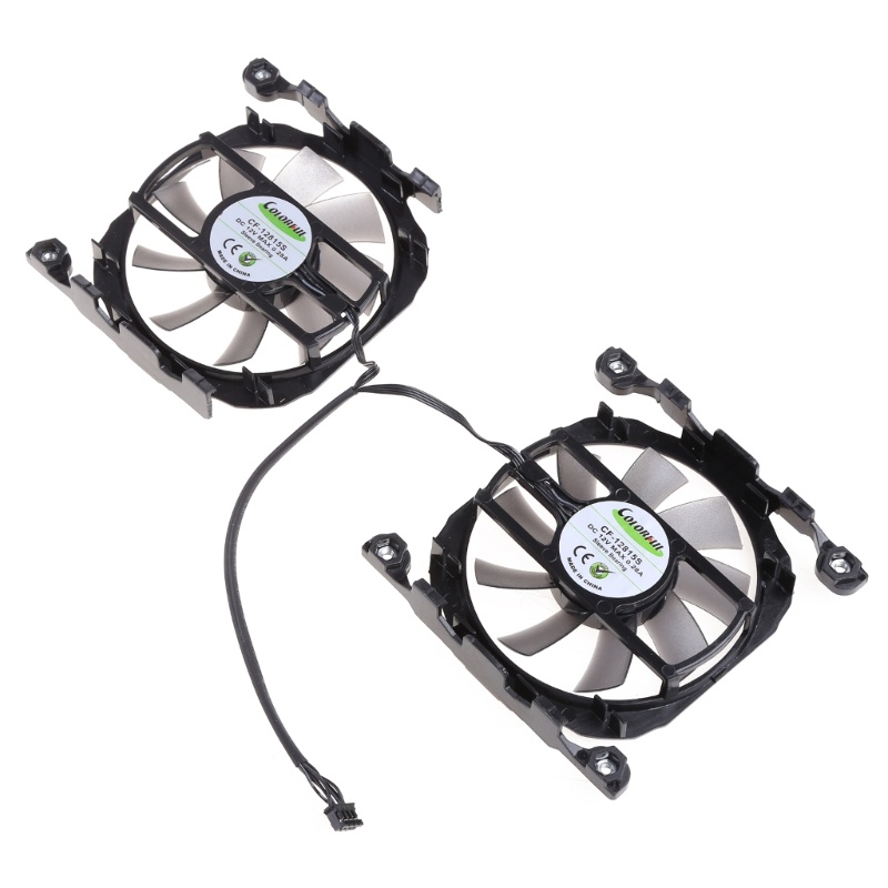 Bt 1pasang L196 8015PWM-4P Untuk DC 12V 0.45A Graphics Card Cooling Fan Untuk Inno3D 260 GTX 750ti GTX660 Gtx750