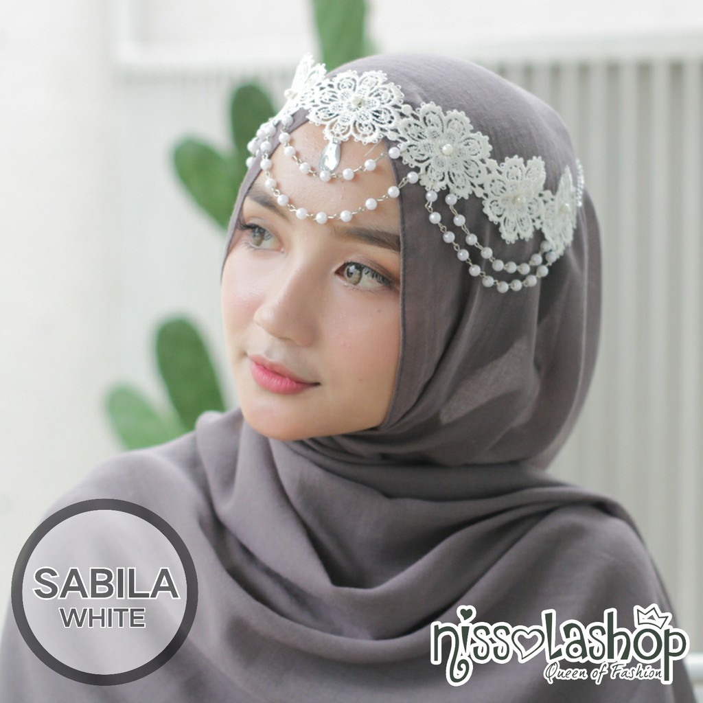 SABILA HEADPIECE MAHKOTA  TIARA WEDDING KOREA AKSESORIS 