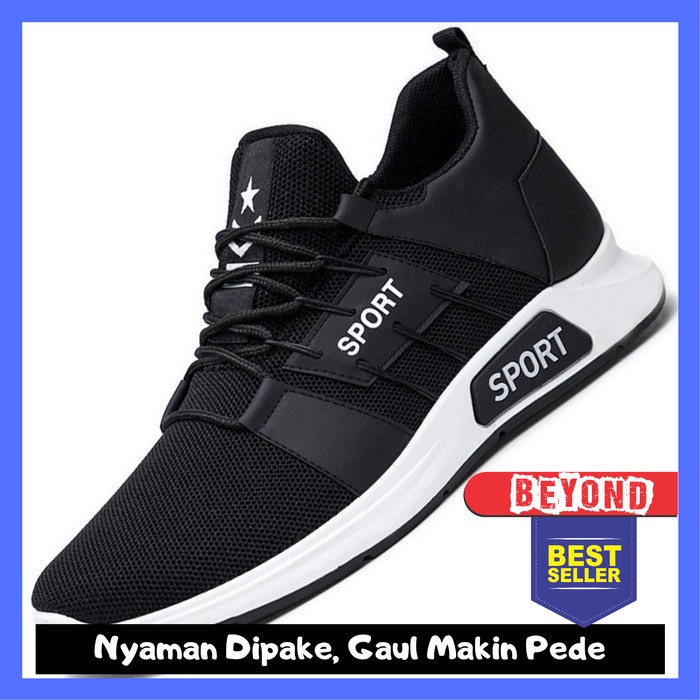 READY SEPATU SNEAKERS PRIA SLIP ON PREMIUM MODEL SKECHERS DAN CASUAL PRIA - Hitam, 40 TERMURAH