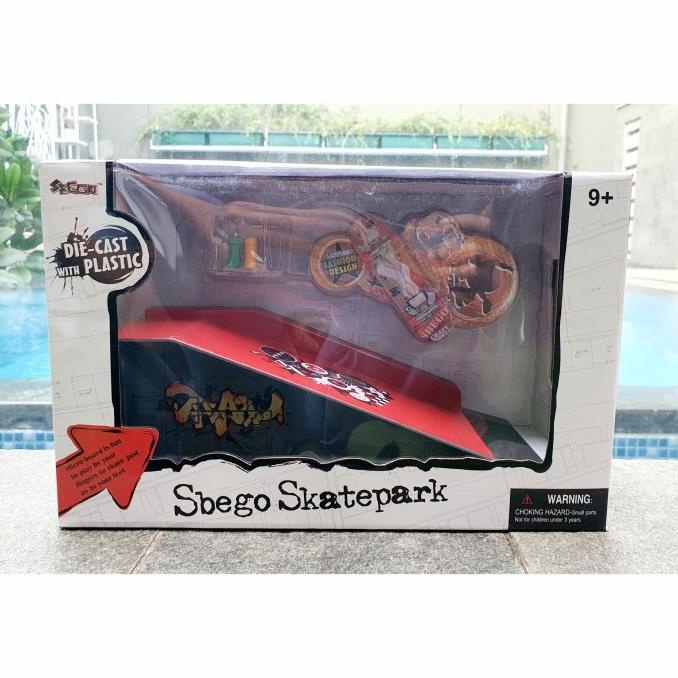 Sbego Skatepark Arena Fingerboard + 1Pcs Fingerboard aneka hobby