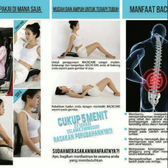 Magic Back Support - Alat Pijat Punggung - Meluruskan Tulang Belakang