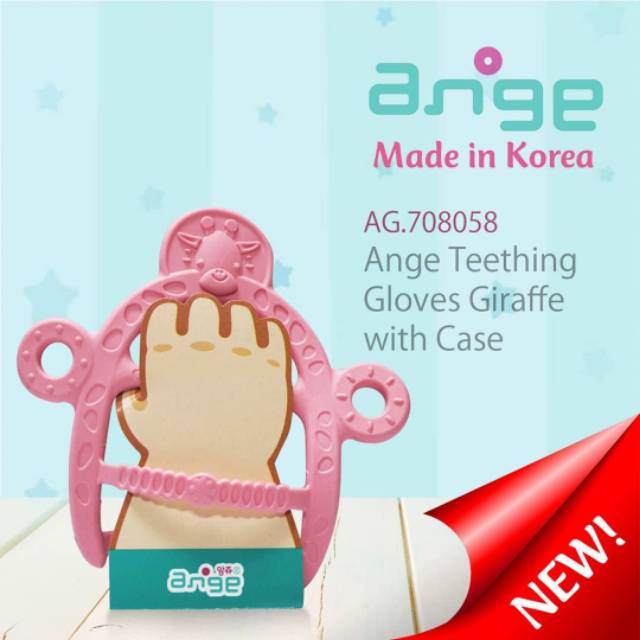 ANGE TEETHING GLOVES TEETHER GLOVE (TANPA CASE)