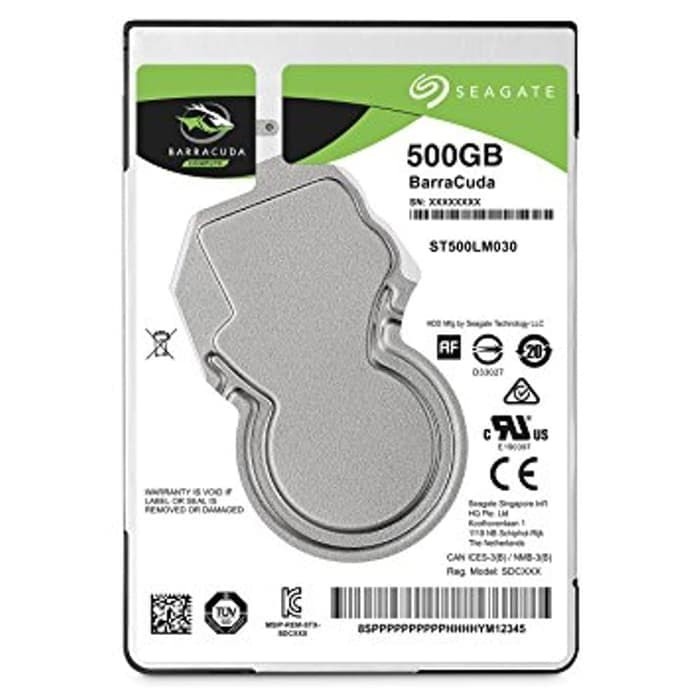 Harddisk Internal 500 GB Seagate Barracuda SATA III 2.5inch for LAPTOP garansi 1 tahun