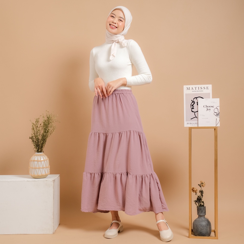 Mayoutfit Deinka Skirt / Rok Layer Wanita-1