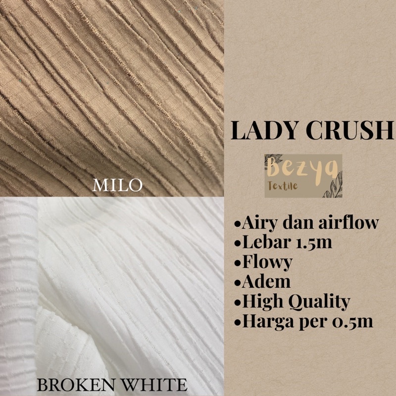 KAIN LADY CRUSH / RAYON CRINKLE / RAYON LADY CRUSH
