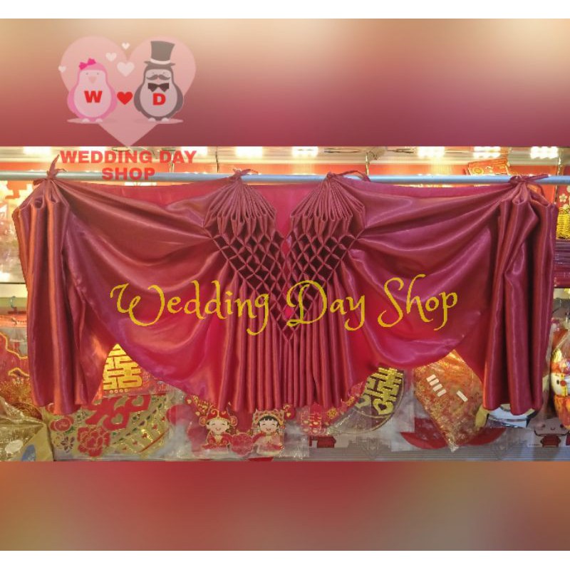 KAIN MERAH SANGJIT / KAIN MERAH PINTU / KAIN MERAH WEDDING
