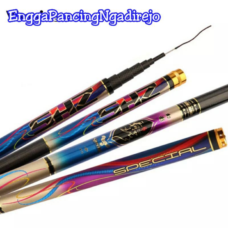 joran pancing kagura special / tongkat pancing karbon ringan