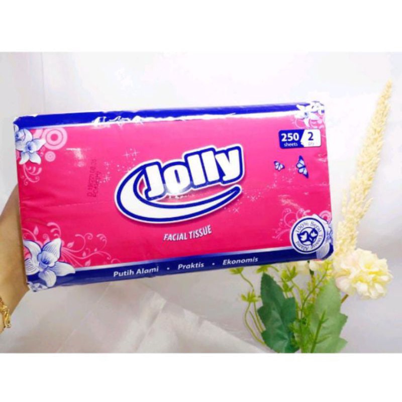 Tissu  JOLLY bantal isi 250 sheet tisu facial tissue joly joli