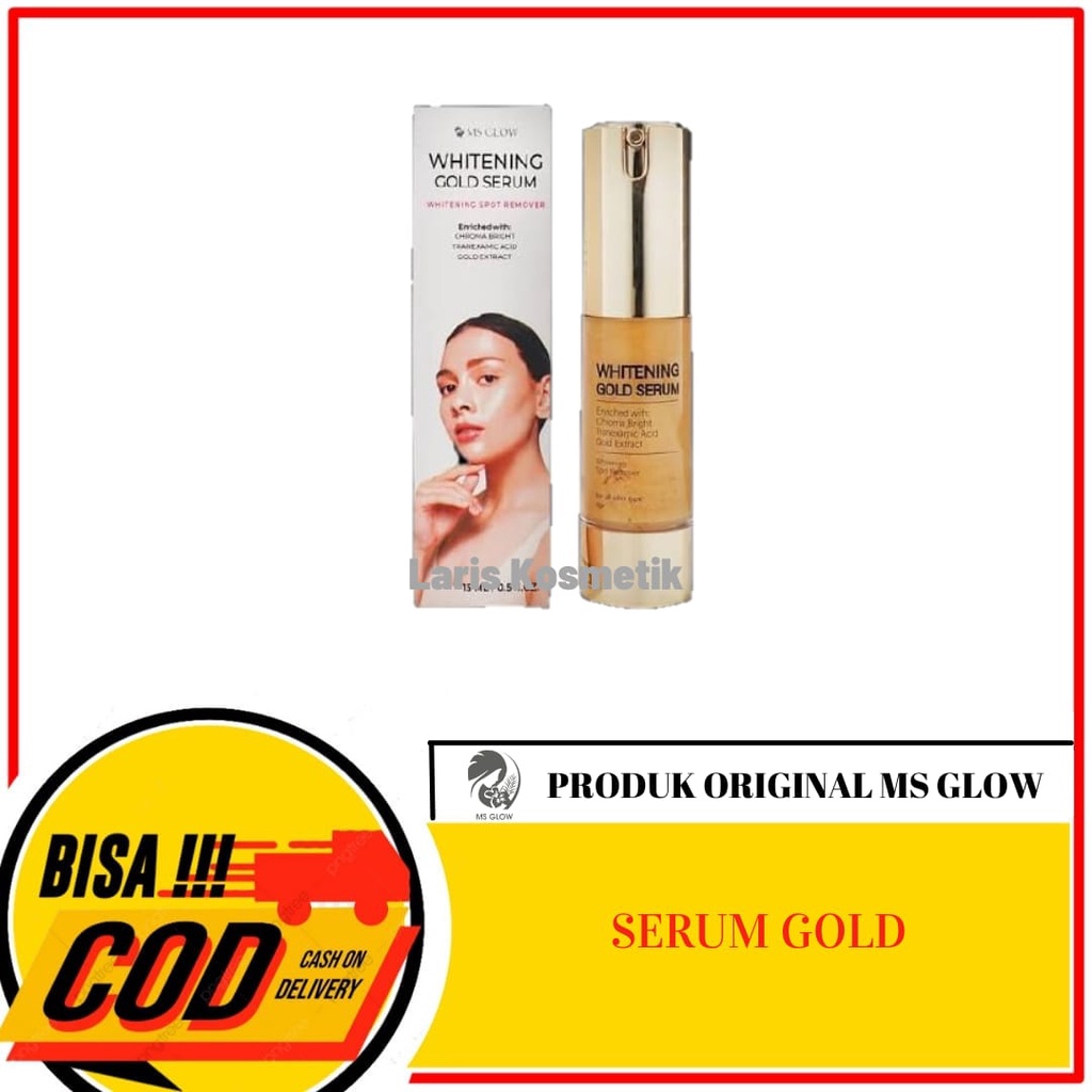 Ms glow Serum Whitening Gold Serum Gold Ms Glow Ori Ms Glow Serum Gold Serum Flek Hitam Noda Hitam