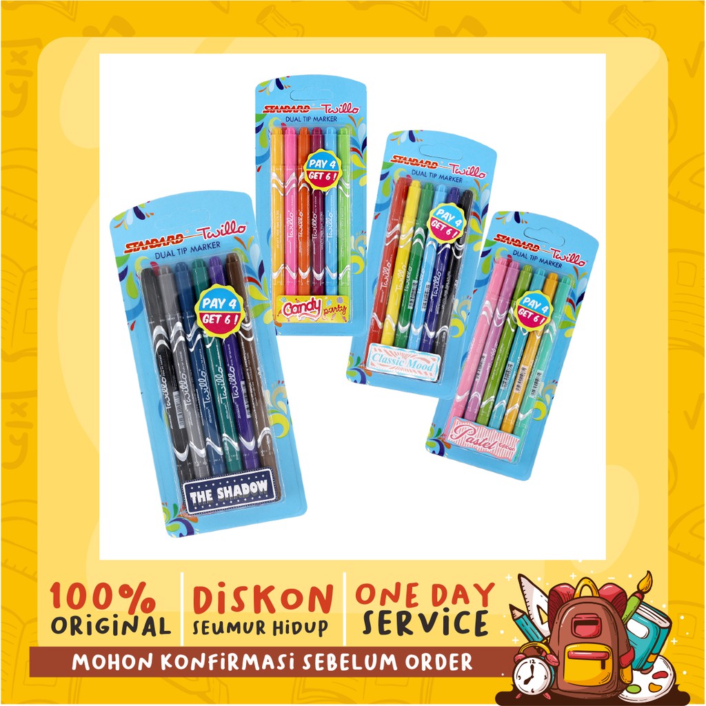 

DUAL TIP MARKER TWILLO STANDARD