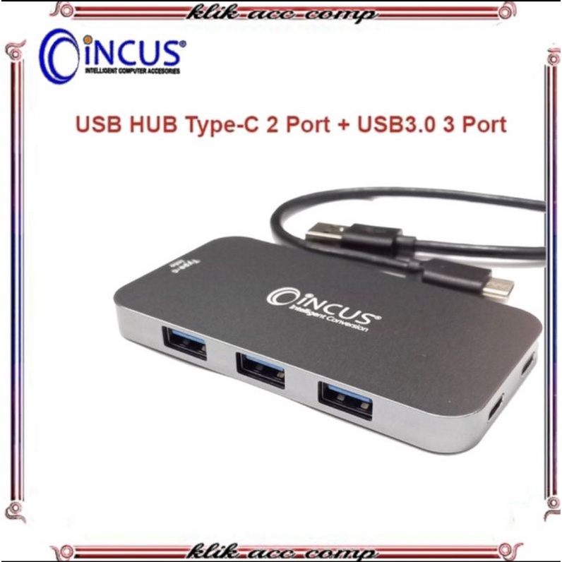 USB HUB 3.0 Type C INCUS USB 3.0