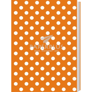 

Cantik Buku Tulis Kwarto Fancy 100 Polkadot Orange-Hc Diskon