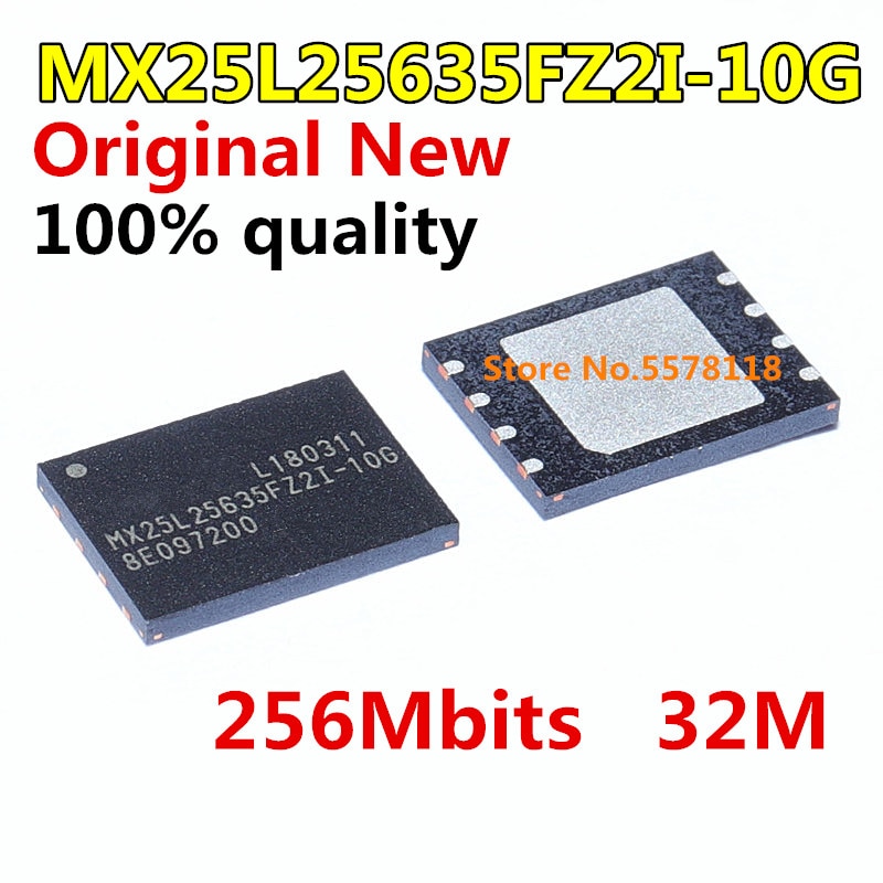 (Ready Stock) 2-10pcs MX25L25635FZ2I-10G MX25L25635FZ2I 10G WSON-8 Chipset
