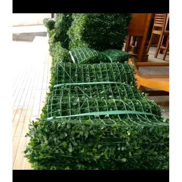 Daun sintetis dolar ukuran 40x60cm-rumput sintetis dolar