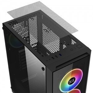 Xigmatek Sirocon III - Tempered Glass Mid Tower ATX Gaming Case